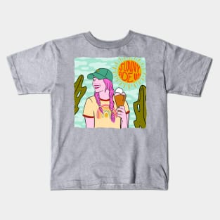 Sunny Side Up Kids T-Shirt